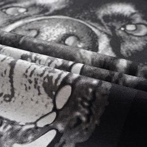 Concert Outfit 3D Printed Doberman Dog Head Hip Hop T-Shirt