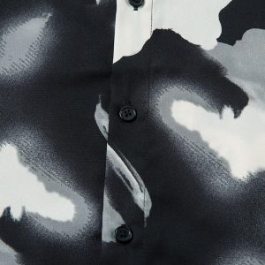 Concert Outfit Abstract Tie-Dye Print Shirt