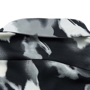 Concert Outfit Abstract Tie-Dye Print Shirt