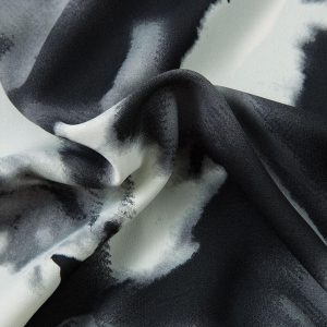 Concert Outfit Abstract Tie-Dye Print Shirt