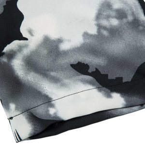 Concert Outfit Abstract Tie-Dye Print Shirt