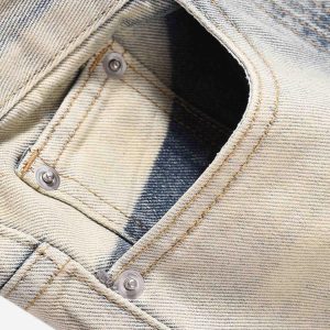 Concert Outfit Acid Wash Spray Baggy Jeans