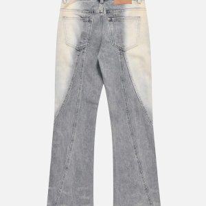 Concert Outfit Acid Wash Spray Baggy Jeans