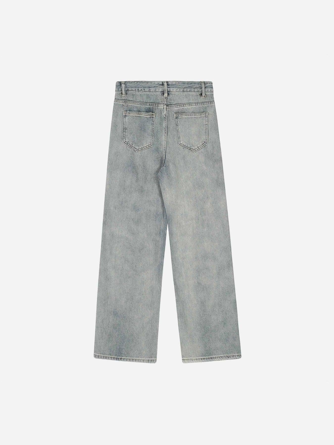 Concert Outfit Airbrushed Pentagram Applique Jeans Concert Outfit Airbrushed Pentagram Applique Jeans