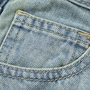 Concert Outfit American Gradient Bleach Wash Vintage Jeans