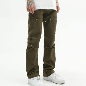 Concert Outfit American High Street Digital Embroidered Jeans