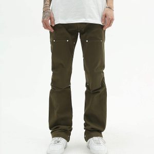 Concert Outfit American High Street Digital Embroidered Jeans