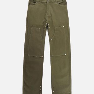 Concert Outfit American High Street Digital Embroidered Jeans