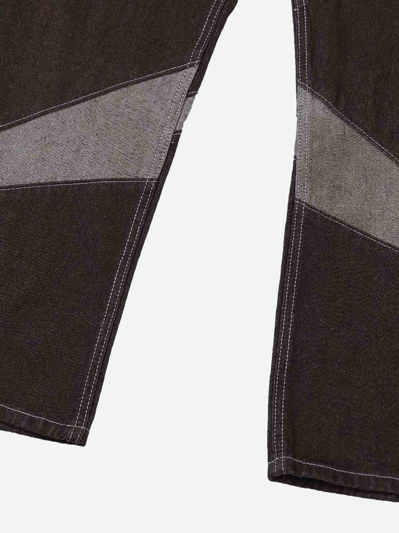 Concert Outfit American Patchwork Jeans Concert Outfit American Patchwork Jeans