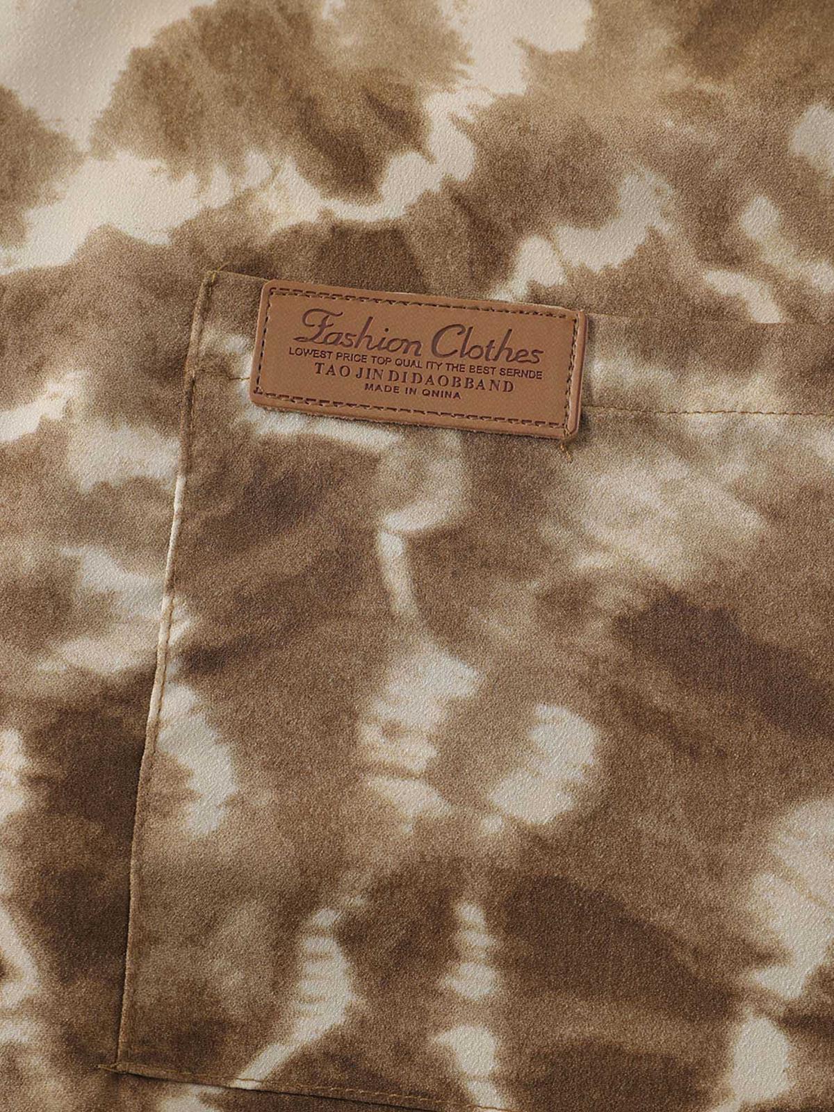 Concert Outfit American Retro All-Over Print Shirt Concert Outfit American Retro All-Over Print Shirt