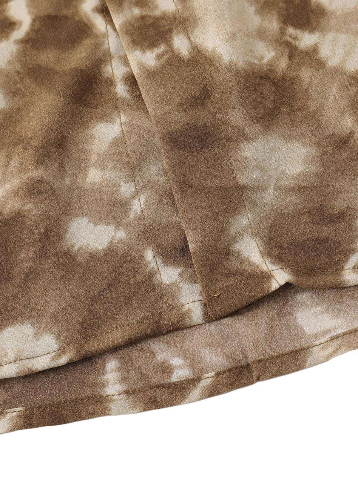 Concert Outfit American Retro All-Over Print Shirt Concert Outfit American Retro All-Over Print Shirt