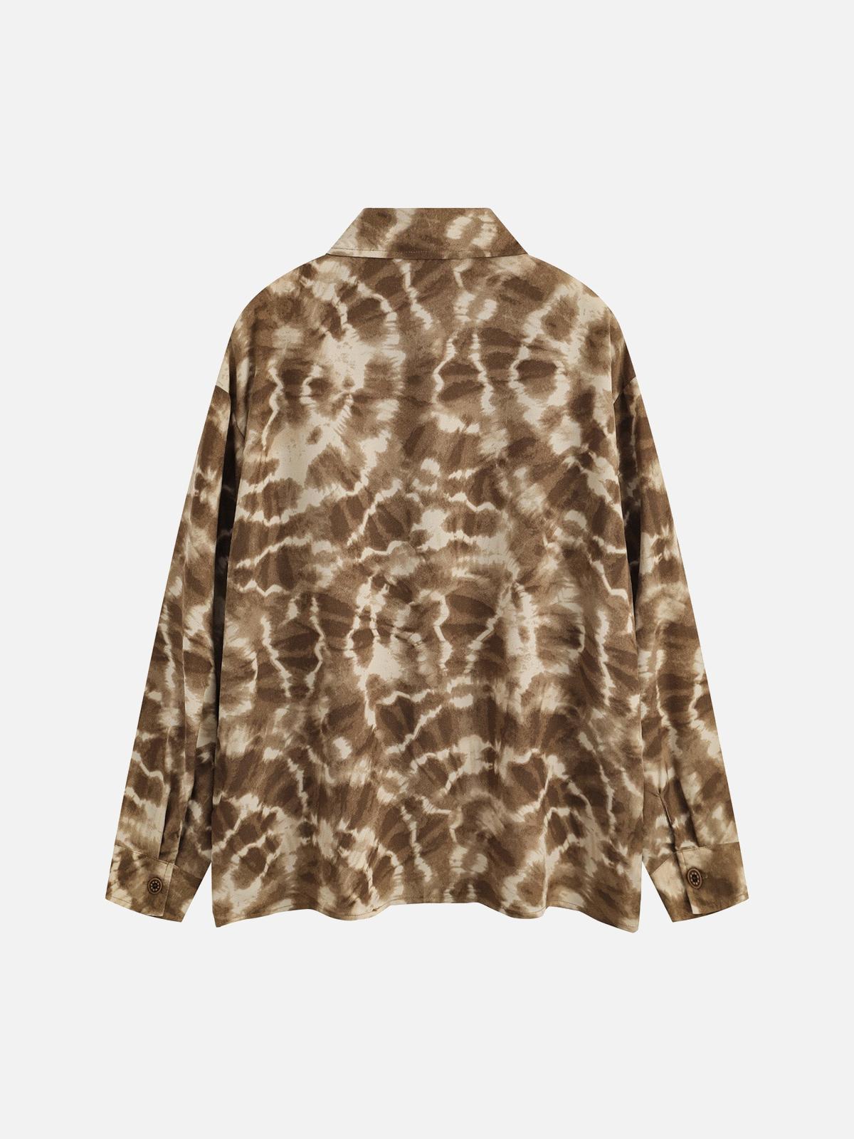 Concert Outfit American Retro All-Over Print Shirt Concert Outfit American Retro All-Over Print Shirt