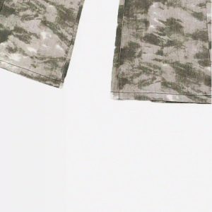 Concert Outfit American Retro Flared Camouflage Pants