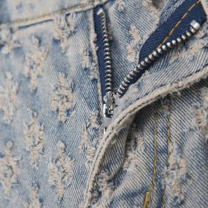 Concert Outfit American Retro Floral Personalized Jeans