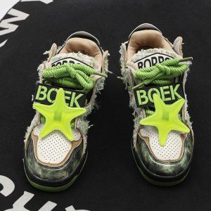 Concert Outfit American Retro High Street Sneakers Shoes