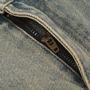 Concert Outfit American Retro Hip-Hop Chain Embroidery Jeans