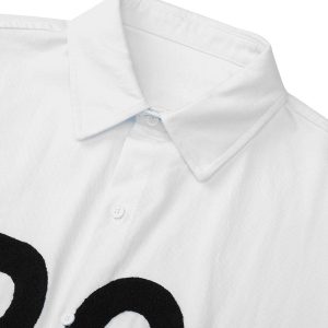 Concert Outfit American Retro Letter Embroidered Shirt