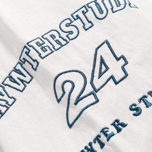 Concert Outfit American Retro Letter Patch Short-Sleeved Shirt