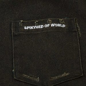 Concert Outfit American Retro Raw Edge Cross Long Sleeve Shirt