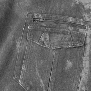 Concert Outfit American Retro Style Multi-Pocket Overalls