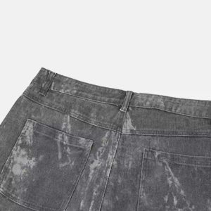 Concert Outfit American Retro Style Multi-Pocket Overalls