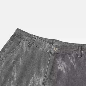 Concert Outfit American Retro Style Multi-Pocket Overalls