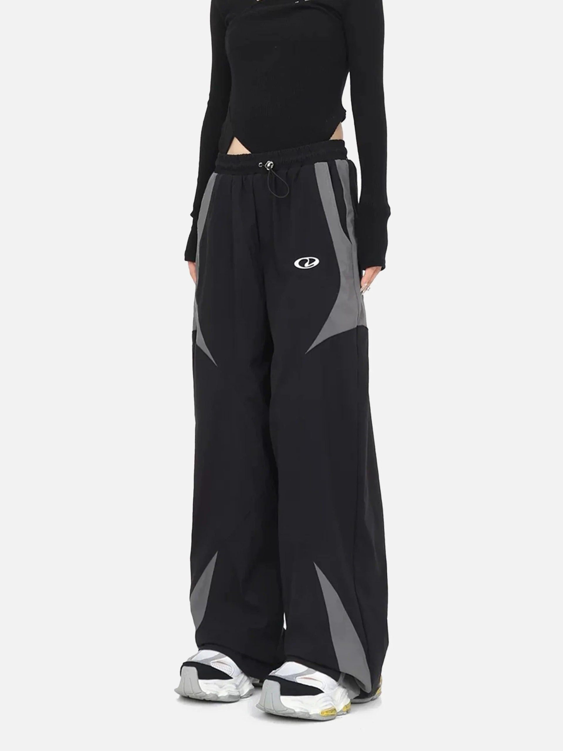 Concert Outfit American Street Fashion Splicing Design Casual Sports Pants Concert Outfit American Street Fashion Splicing Design Casual Sports Pants