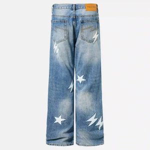 Concert Outfit American Street Lightning Straight Jeans