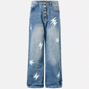 Concert Outfit American Street Lightning Straight Jeans