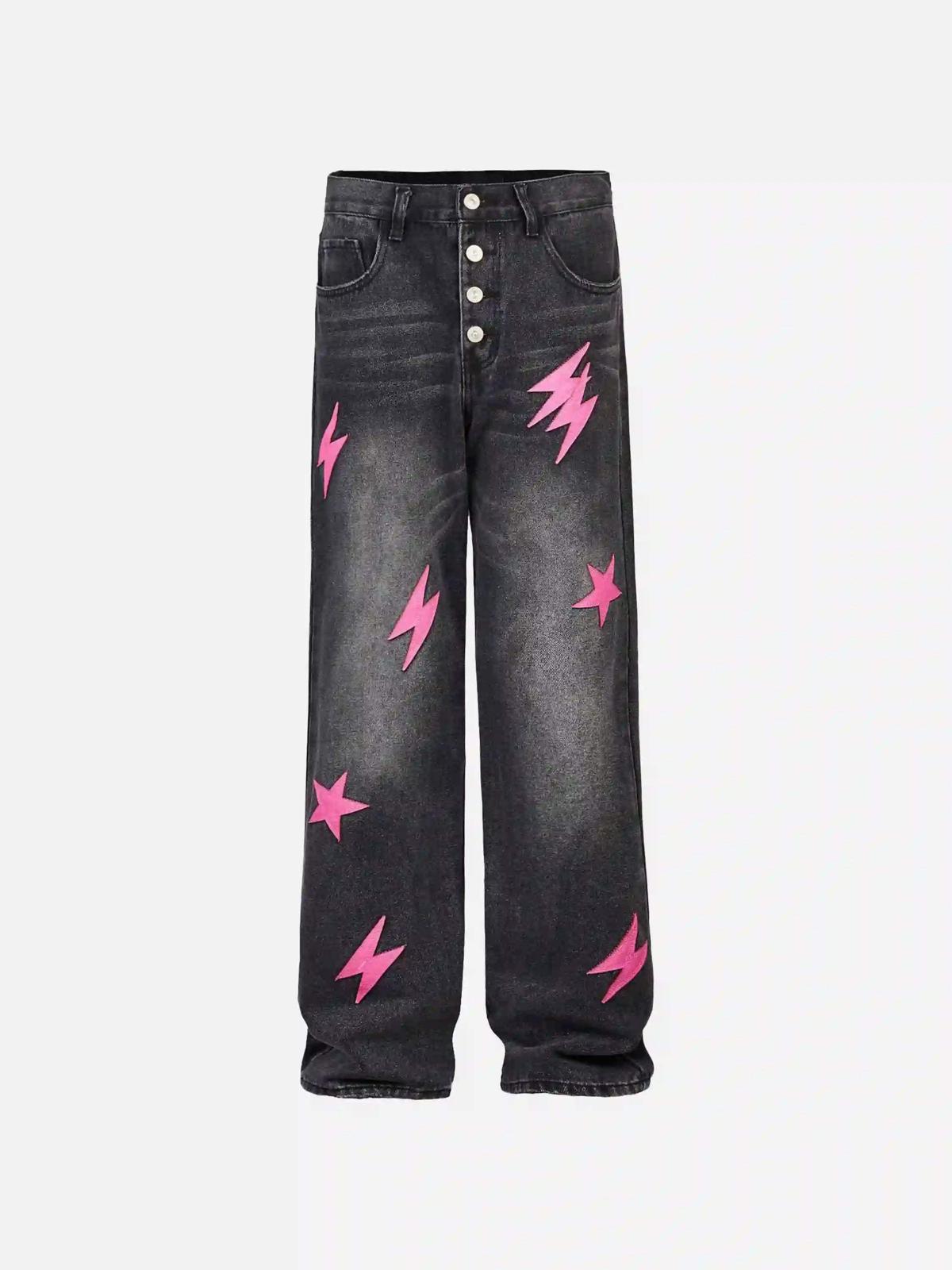 Concert Outfit American Street Lightning Straight Jeans Concert Outfit American Street Lightning Straight Jeans