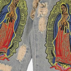 Concert Outfit American Street Ripped Jeans