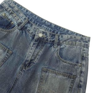 Concert Outfit American Street Style Washed Distressed Shorts