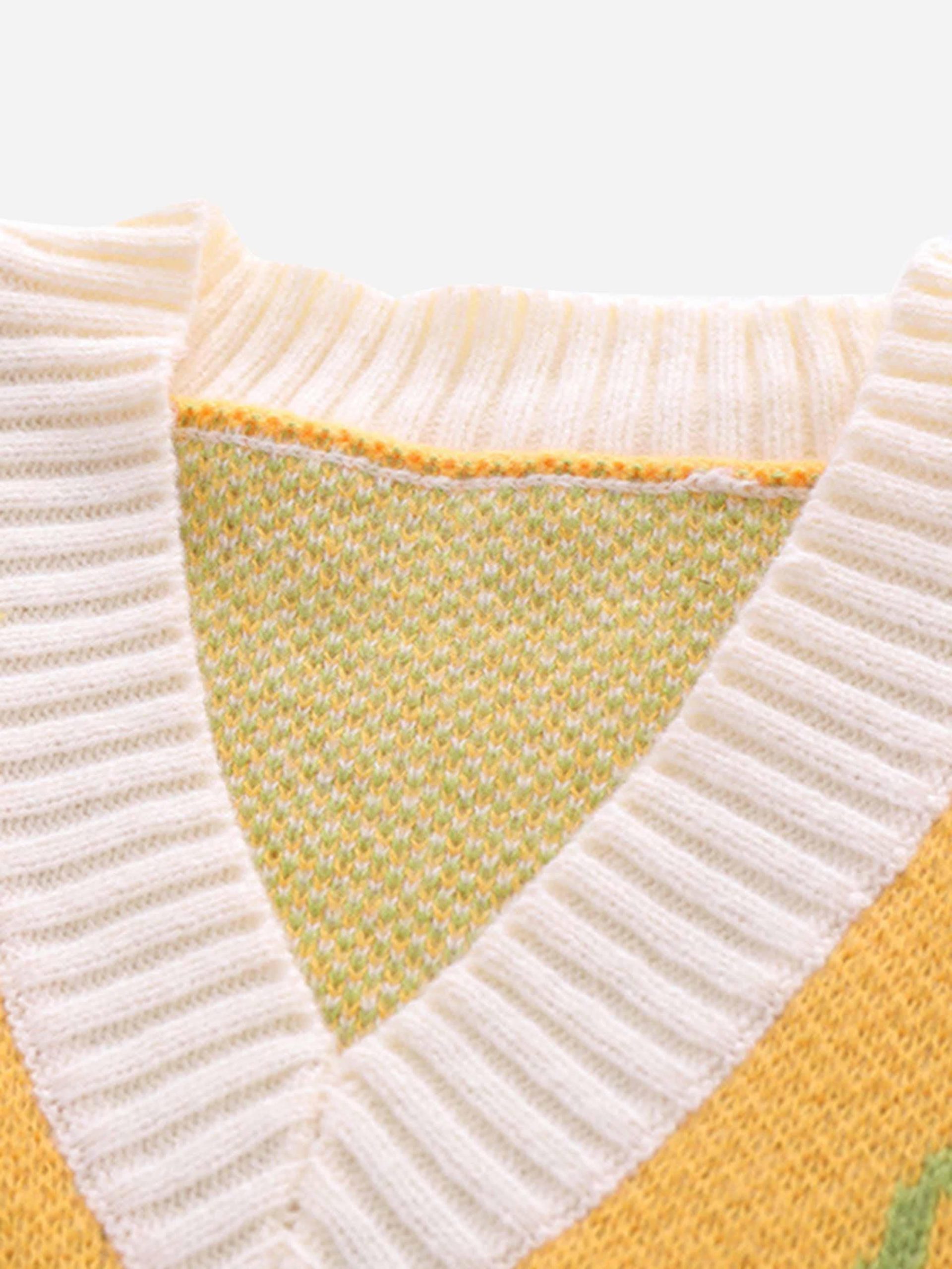 Concert Outfit American Style Graffiti Love Sweater Vest Concert Outfit American Style Graffiti Love Sweater Vest