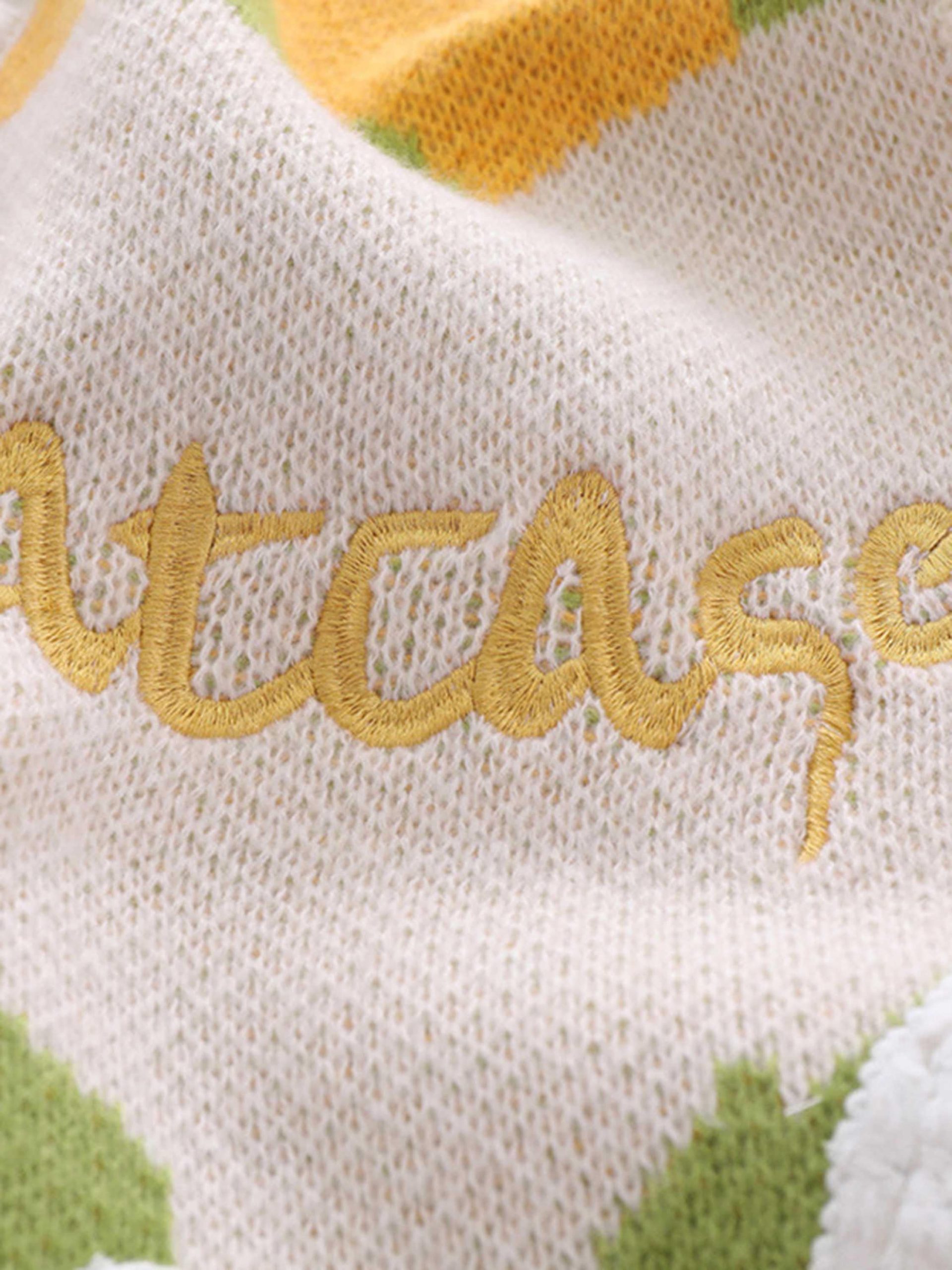 Concert Outfit American Style Graffiti Love Sweater Vest Concert Outfit American Style Graffiti Love Sweater Vest