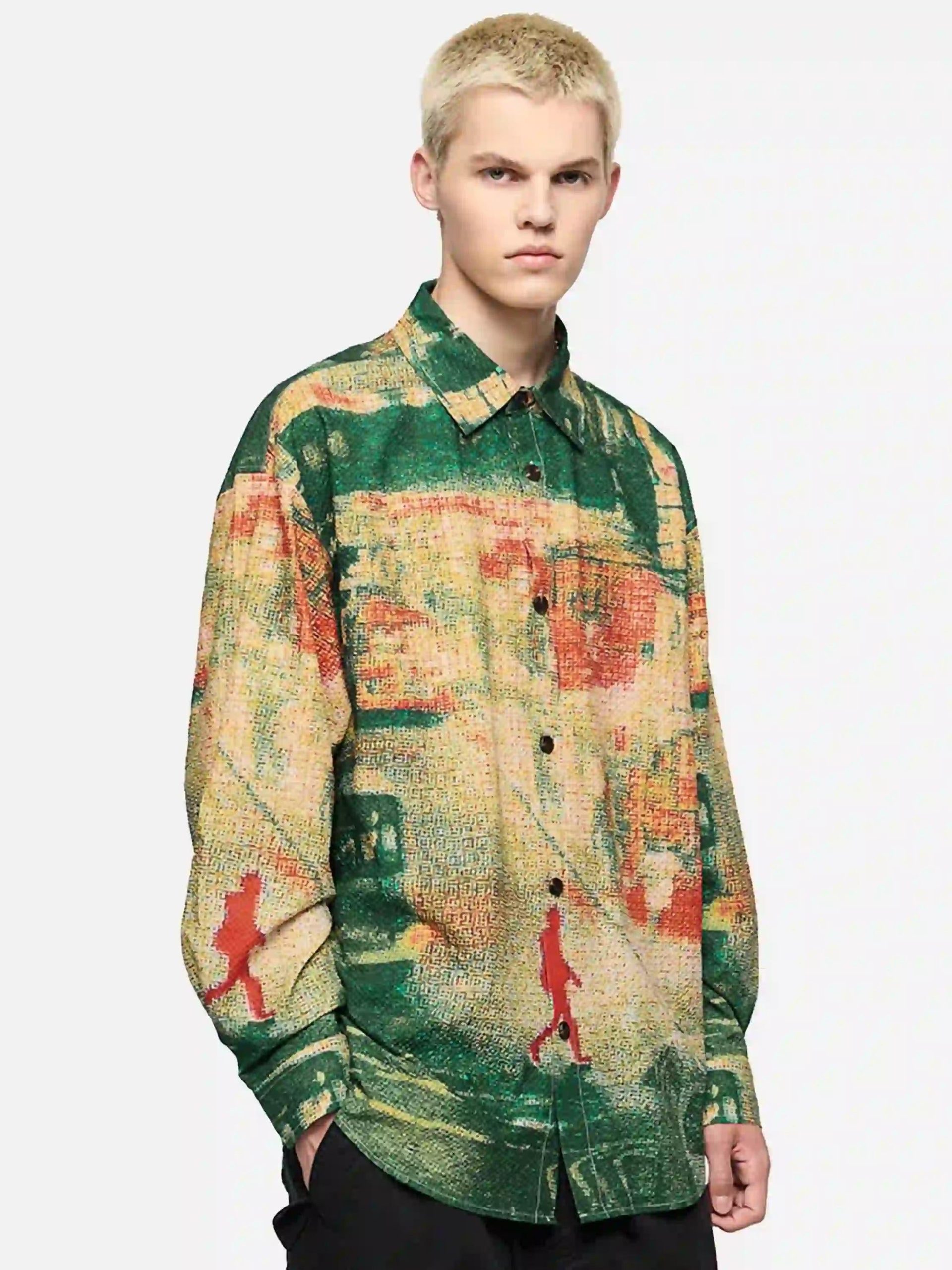 Concert Outfit American Thermal Imaging Seersucker Shirt Concert Outfit American Thermal Imaging Seersucker Shirt