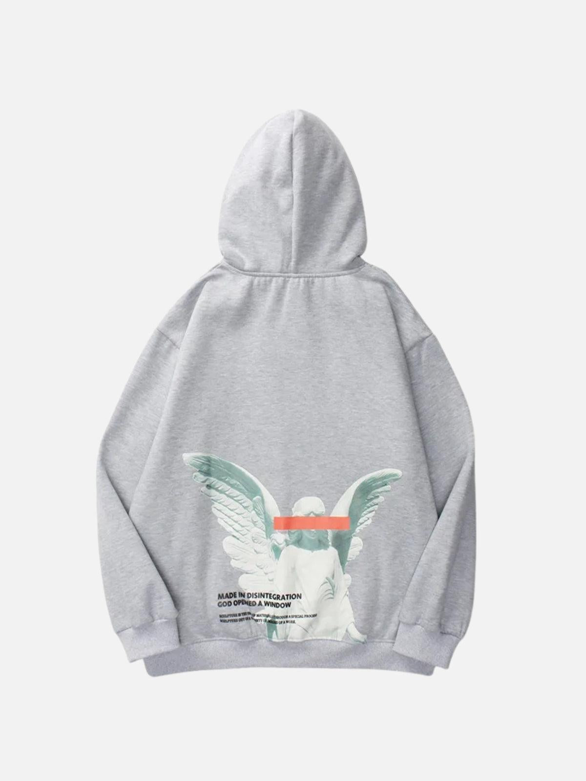 Concert Outfit Angel God Print Hoodie Concert Outfit Angel God Print Hoodie