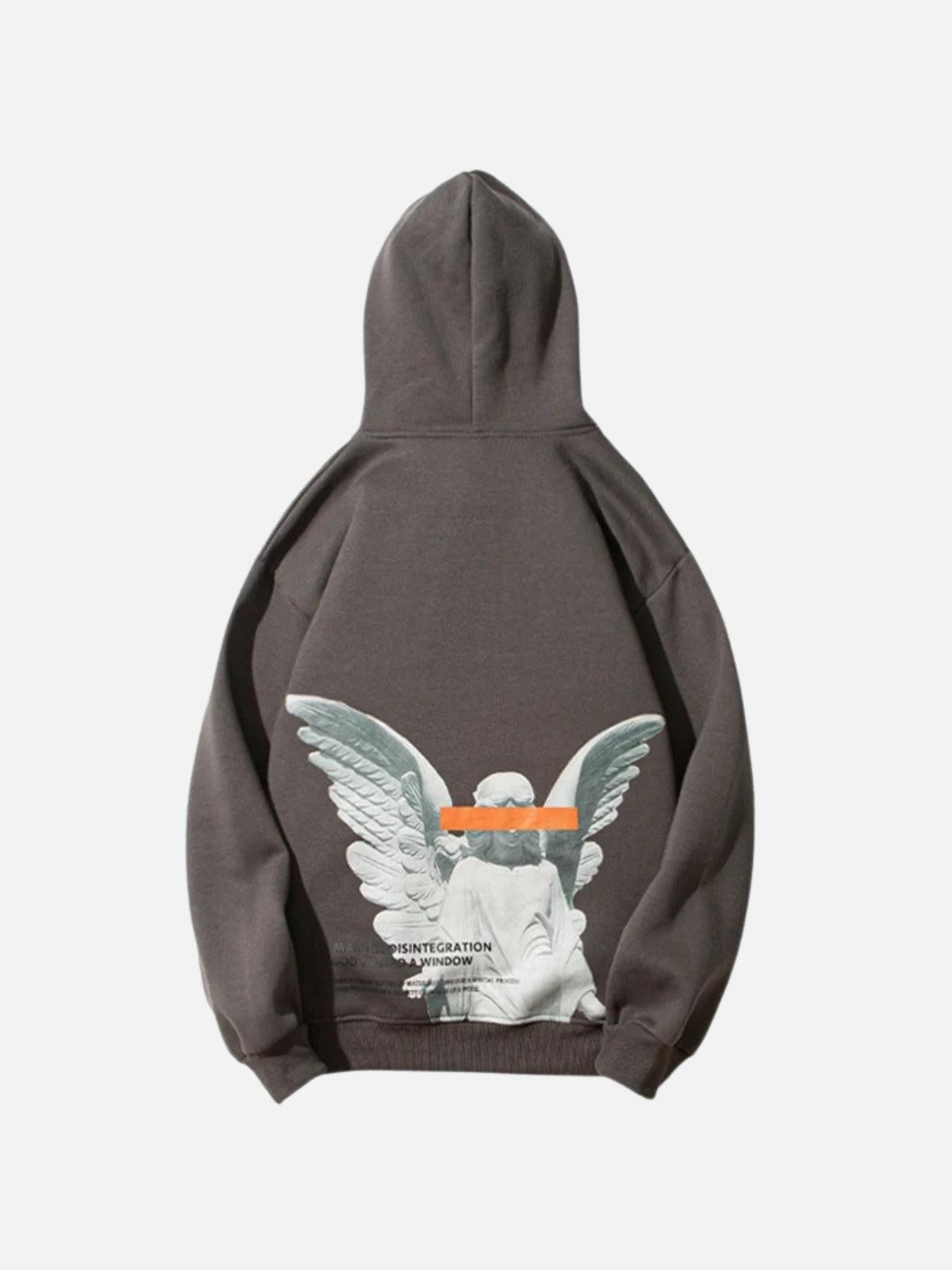 Concert Outfit Angel God Print Hoodie Concert Outfit Angel God Print Hoodie