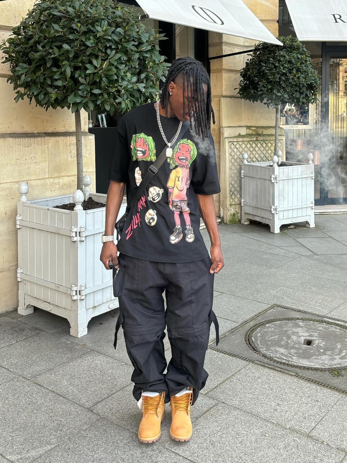 Concert Outfit Anime Character Printed T-Shirt Concert Outfit Anime Character Printed T-Shirt