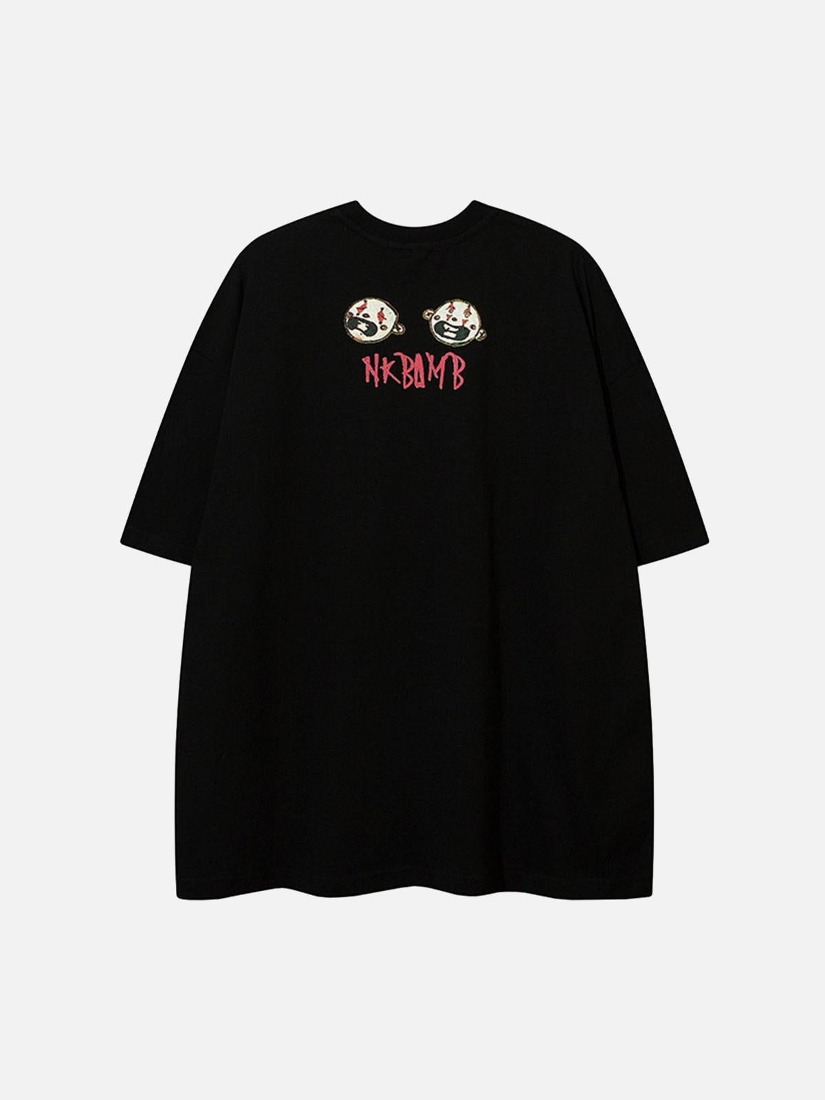 Concert Outfit Anime Character Printed T-Shirt Concert Outfit Anime Character Printed T-Shirt