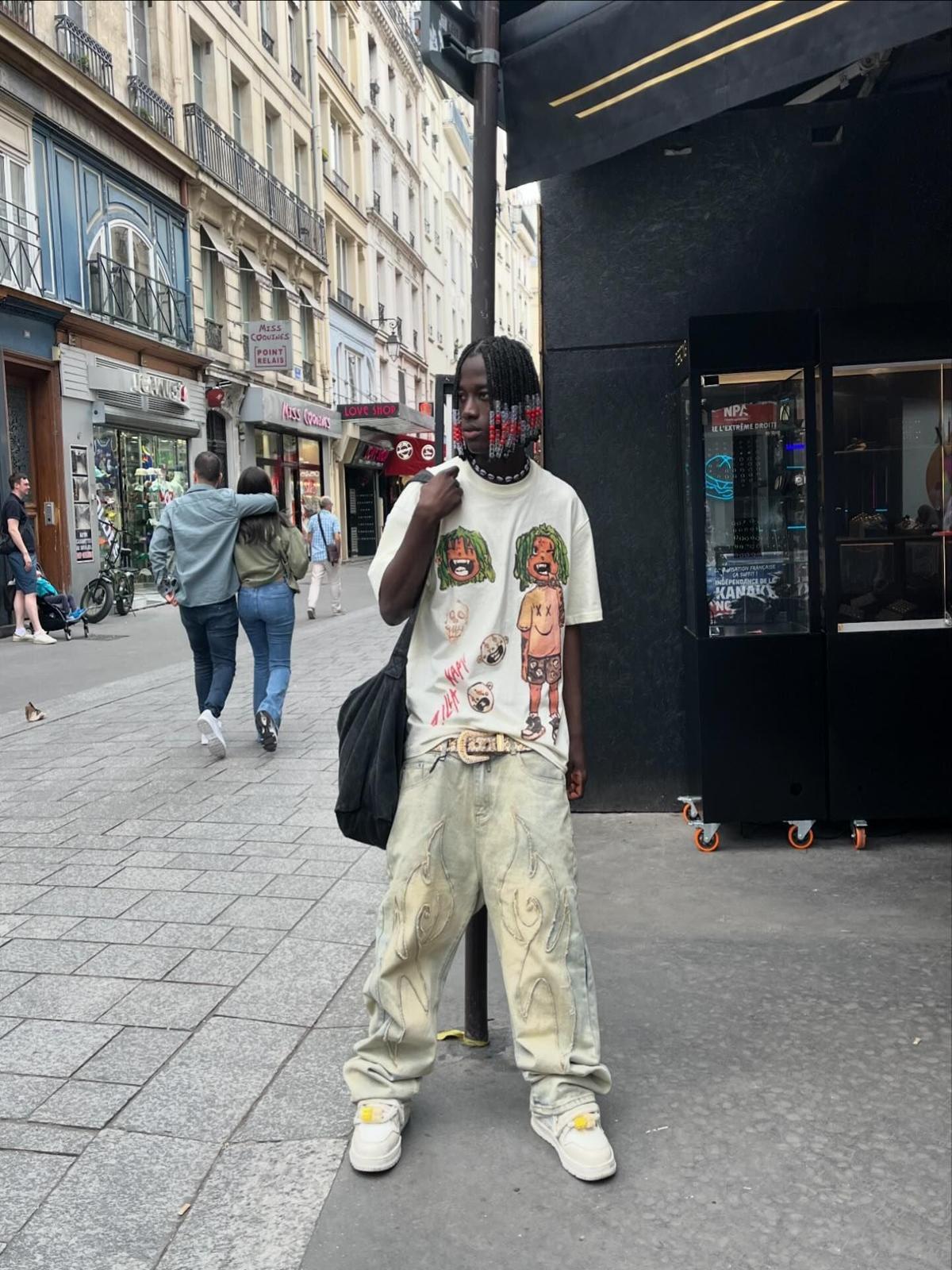 Concert Outfit Anime Character Printed T-Shirt Concert Outfit Anime Character Printed T-Shirt