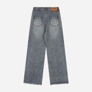 Concert Outfit Appliqued Butterfly Embroidered Jeans