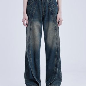 Concert Outfit Arc Patchwork Jeans