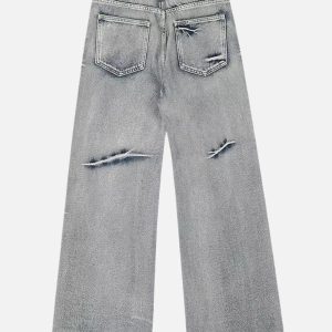 Concert Outfit Arc-Stitched Washed Jeans