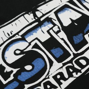 Concert Outfit Artwork Graphic Crew Neck T-Shirt