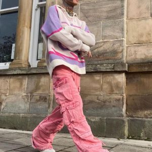 Concert Outfit Barbiecore Cargo Jeans