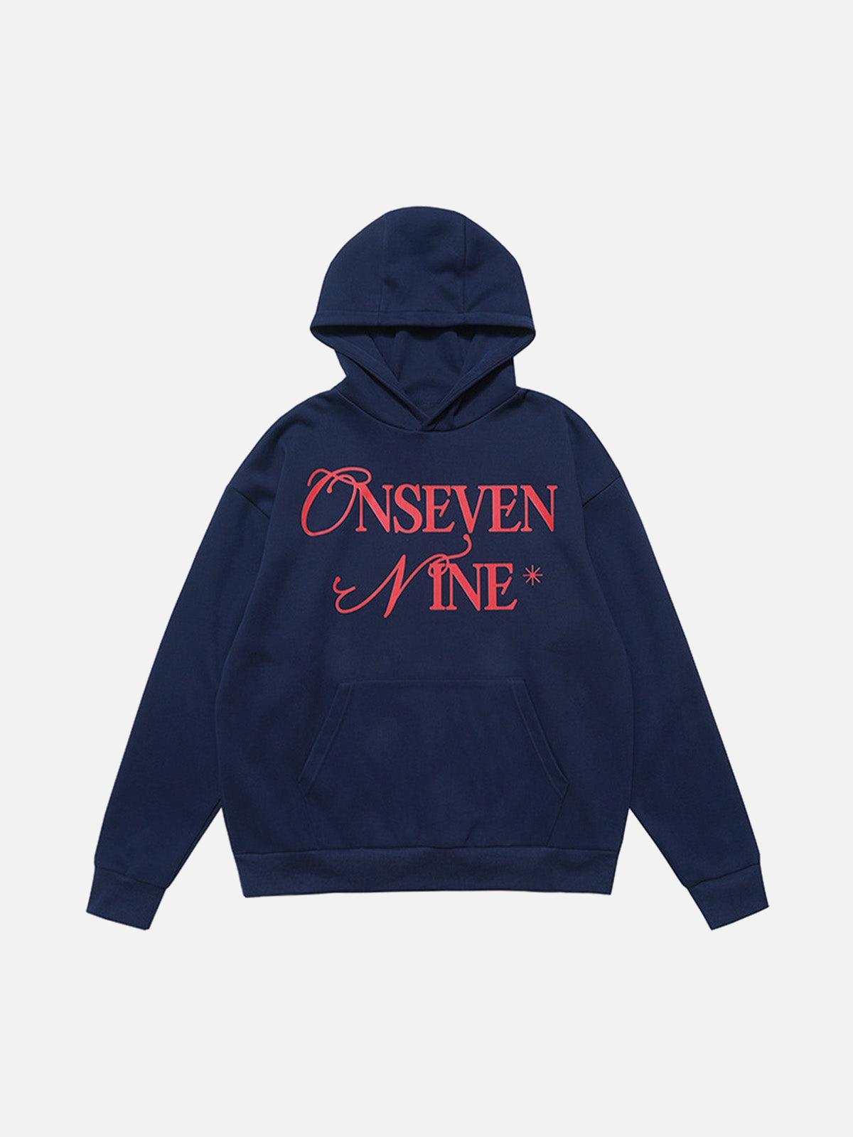 Concert Outfit Basic Letter Print Fleece Hoodie Concert Outfit Basic Letter Print Fleece Hoodie
