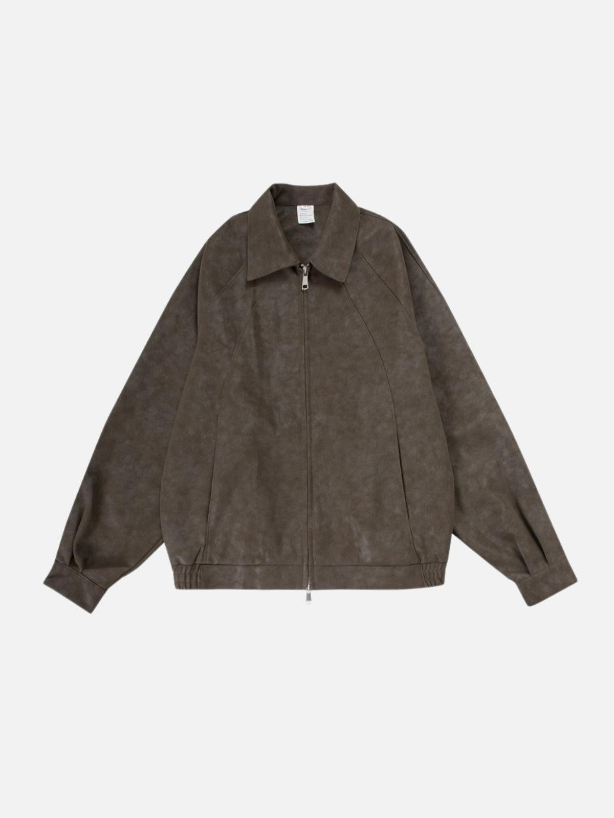 Concert Outfit Basic Zip Up Faux Leather Jacket Concert Outfit Basic Zip Up Faux Leather Jacket