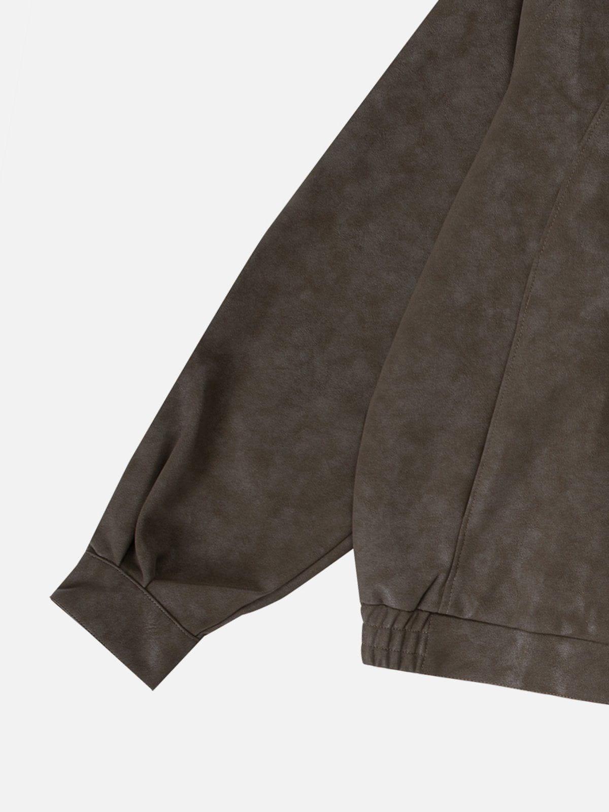 Concert Outfit Basic Zip Up Faux Leather Jacket Concert Outfit Basic Zip Up Faux Leather Jacket