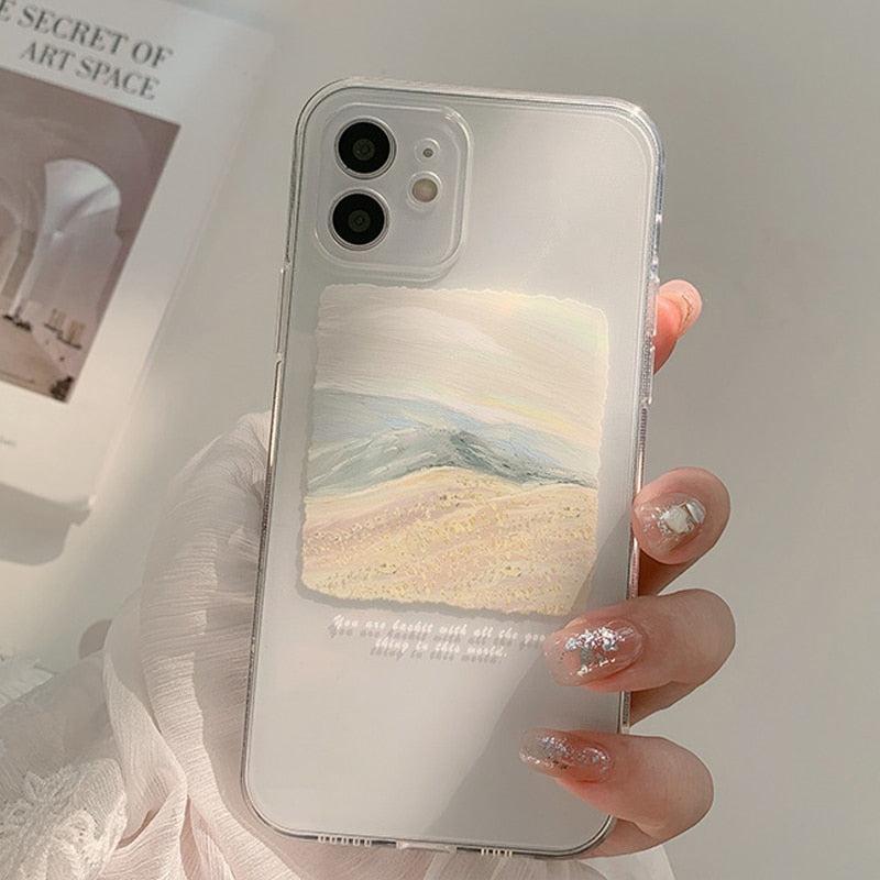 Concert Outfit Beach Painting Mobile Phone Case For iPhone