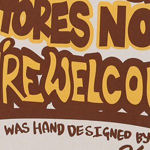 Concert Outfit Bear Letter Print Hip Hop Short Sleeve T-Shirt